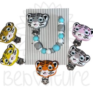 Attache-tétine tigre